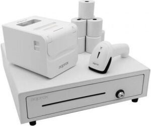 Pack Cajon Cash01410wh + Apppos80amusewh + Appls09wh + Papel Termico Approx