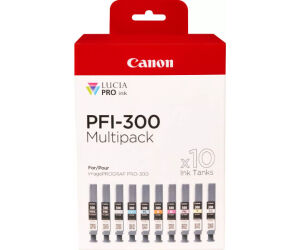 Multipack 10 Cartuchos Canon Tinta Pfi-300