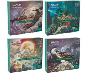 Caja de cartas magic the gathering lord of the rings tales of middle earth cajas de escena 4 unidades inglés