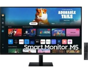 Smart Monitor Samsung M5 S27DM502EU 27"/ Full HD/ Multimedia/ Smart TV/ Negro