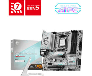 PLACA BASE MSI B850M GAMING PLUS WIFI6E PCI-E x16 Gen5, M.2 Gen5