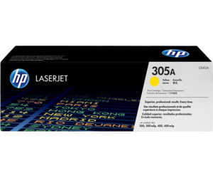 Toner hp 305a ce412a amarillo 2600pag laserjet pro 300 m351a 300  mfp m375nw 400 m451 400 mfp m475