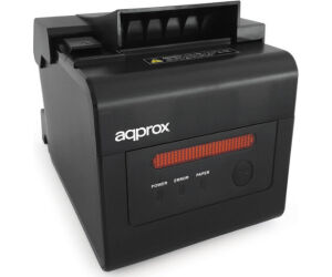 Impresora de Tickets Approx appPOS80WIFI+LAN/ Térmica/ Ancho papel 58 y 80mm/ USB-WiFi-LAN-RS232-RJ11/ Negra