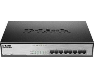 D-LINK SWITCH 8 PUERTOS 10/100/1Gbit RACK PoE