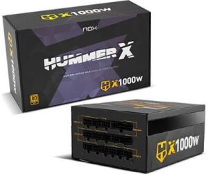 Fuente de Alimentación Nox Hummer X/ 1000W/ Ventilador 12cm/ 80 Plus Gold
