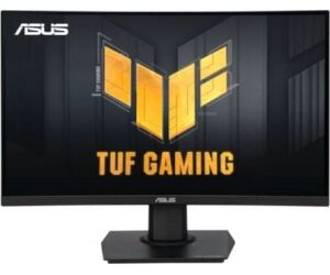 Monitor Gaming Curvo Asus TUF Gaming VG24VQER 23.6"/ Full HD/ 1ms/ 180Hz/ VA/ Negro