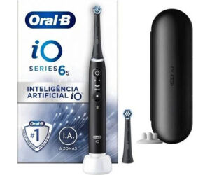Cepillo Dental Braun Oral-B iO 6/ Incluye 2 Recambios/ Negro