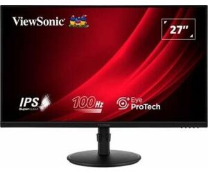 Monitor Viewsonic 27" Vg2708a Fhd Ips Led Vga Hdmi Dp Usb Multi Ergonomic