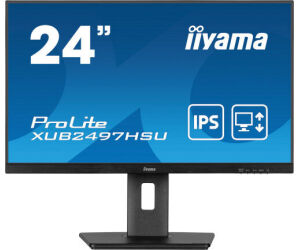 Iiyama Pantalla 24" Ips Con Soporte Regulable En Altura Y Frecuencia De ActualizaciÓn De 100hz