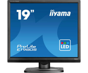 Monitor Iiyama 5:4, 48,3cm (19''), 1280x1024 PÍxeles, 5ms, Luminosidad: 250cd, Ángulo Visual: 170/160° (h/v), Contraste: 1000:1, Dvi, Vga, Incl.: Cable (dvi, Audio), Cable De AlimentaciÓn, Qsg, Color: Negro