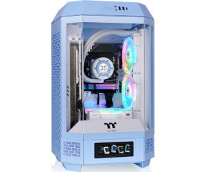 Caja Gaming Thermaltake Mini-itx Tower 250 2xvent 120mm Snfuente Azul Hydrangea