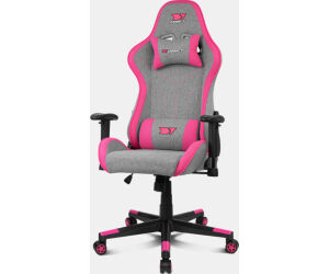 DRIFT DR90 PRO Silla para videojuegos de PC Asiento acolchado Gris, Rosa