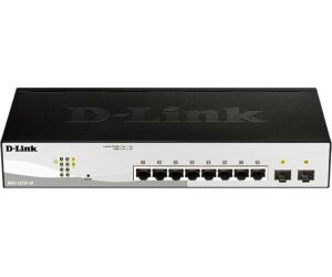 Switch d - link 10 puertos gestionable 8 gigabit ethernet 10 - 100 - 100 2 sfp layer2 smartiii