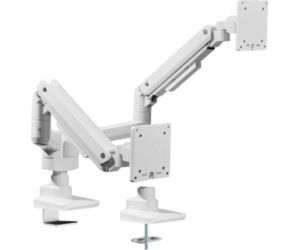 Soporte mesa equip vesa hasta 35 pulgadas 100x100 max 20kg doble pantalla blanco