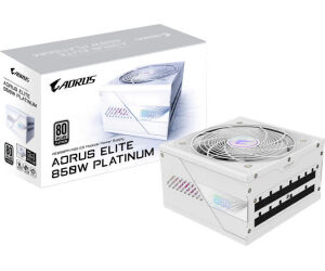 Fuente Alimentacion Gigabyte Platinium Aorus Elite 850w Ice Atx Blanco