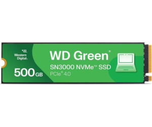 Disco SSD SanDisk WD Green SN3000 500GB/ M.2 2280 PCIe Gen4