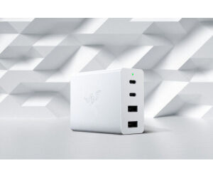 Razer RC21-01700200-R3M1 cargador de dispositivo móvil Auriculares, Auriculares, Teléfono móvil, Netbook, Portátil, Batería portátil, Smartphone, Reloj inteligente, Tableta, Teléfono Blanco Corriente alterna Interior