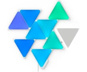 Panel led nanoleaf shapes triangles starterkit 9pk