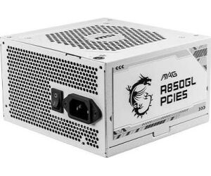 MSI MAG A850GL PCIE5 WHITE unidad de fuente de alimentación 850 W 20+4 pin ATX ATX Blanco