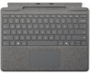 Teclado microsoft surface pro type cover + pen platino