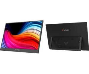 Monitor Portátil Verbatim Non-Touch Light 15.6"/ Full HD/ Multimedia/ Negro