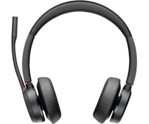 Auriculares Inalámbricos Poly Voyager 4320 + Adaptador BT700 + Base de Carga/ con Micrófono/ Bluetooth/ Negros