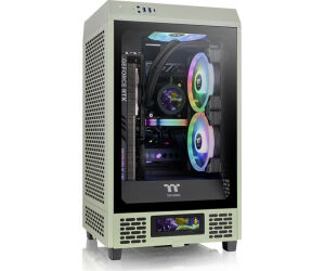 Caja Thermaltake The Tower 200 Mini-itx 2xusb 3.0 Sin Fuente Verde Matcha