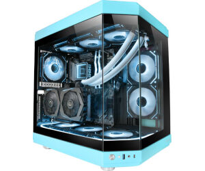 Caja Semitorre Atx Mc3t Azul Mars Gaming