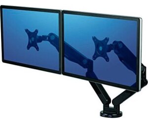 Soporte monitor fellowes brazo doble horizontal platinum series - hasta 32 pulgadas - hasta 8kg - vesa 75x75 100x100