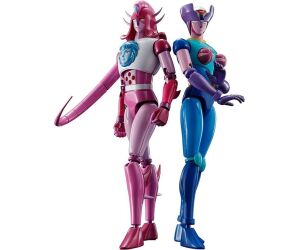 Pack 2 figuras tamashii nations mazinger z soul of chogokin gx - 108 rhein x1 & gx - 11r dianan a 17cm
