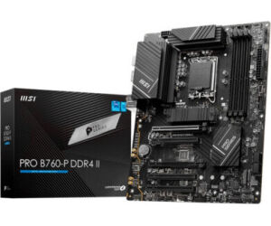 Placa Msi Pro B760-p Ii,intel,1700,b760,4ddr5,128gb,hdmi+dp,4sata+2m.2,4usb 3.2+2usb-c,2.5gb,atx