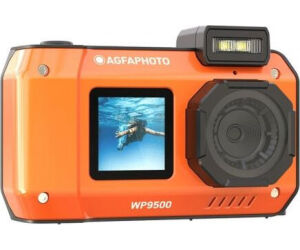 Cámara Digital Deportiva AgfaPhoto Realishot WP9500/ 24MP/ Naranja