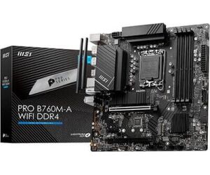 MSI PRO B760M-A WIFI DDR4 placa base LGA 1700 micro ATX