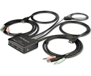 Conmutador kvm star tech 2 usb 2 hdmi switch 4k