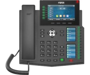 Fanvil X6U, 20 líneas SIP, 2 pantallas laterales