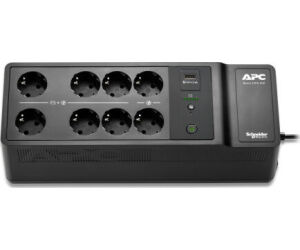 APC Back-UPS  500VA/300W 8 Schuko 1 USB A