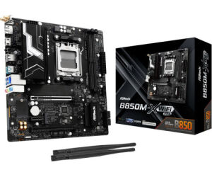 Placa Asrock B850m-x Wifi R2.0,amd,am5,b850,2ddr5,128gb,1hdmi+1dp,4sata3,2.5gblan,wifi6e+bt5.2,5usb3.2+2usb Type-c,matx