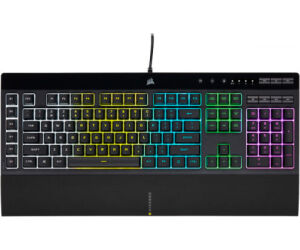 Corsair K55 RGB PRO teclado USB QWERTY Español Negro