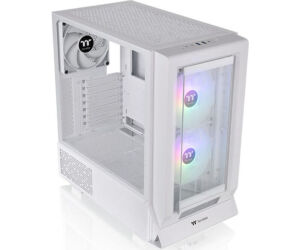 Caja Gaming Thermaltake Ceres 350 Mx Atx 3xvent 140 Argb Sn Fuente Blanco