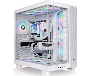 Caja Atx Thermaltake View 380 Xl Usb Cx1 4xvent120mm Argb Snow S/n Fuente