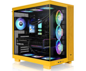 Caja Atx Thermaltake View 380 Xl Usb Cx1 4xvent120mm Argb Yellow S/n Fuente