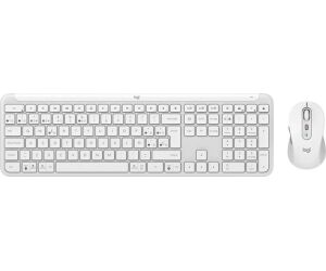 Teclado + raton logitech mk950 inalambrico blanco