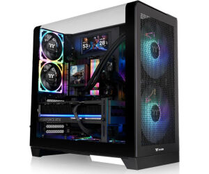 Caja Thermaltake View 390 Air Atx 2xusb 3.0 Sin Fuente Negro