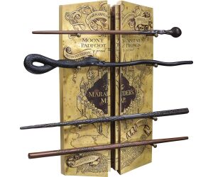 Replica the noble collection mapa del merodeador coleccion 4 varitas en expositor harry potter