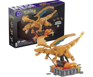 Figura mattel mega construx motion pokemon motion charizard 1664 pcs