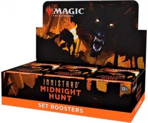 Juego de cartas set booster wizards of the coast magic the gathering innistrad midnight hunt 30 sobres ingles
