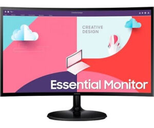 Monitor Profesional Curvo Samsung Essential Monitor S36C S27C364EAU/ 27"/ Full HD/ Negro