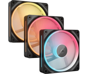Corsair iCUE LINK LX120-R RGB Carcasa del ordenador Ventilador 12 cm Negro 3 pieza(s)