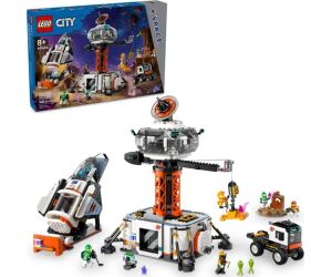 Lego city base espacial y plataforma de lanzamiento