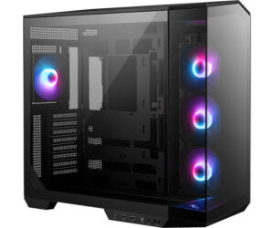CAJA MSI MAG PANO 100R PZ,3x2.5"+2x2.5"/3.5â€,3x120+1x120MM (ARGB),2xUSB3.2+1USB3.2 TYPE C+AUDIO+MICRO,MID TOWER,NEGRA